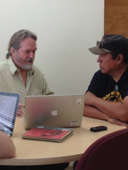 Chris Golsten with a Crow Speaker