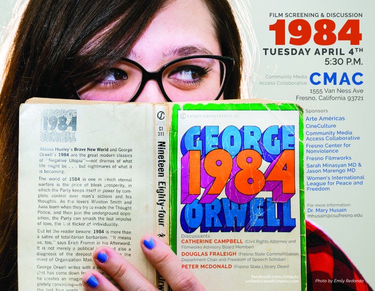 Flyer for screening of 1984