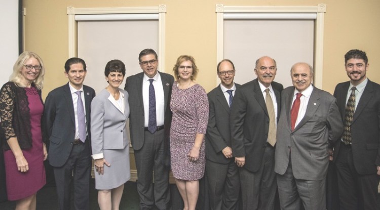 VIPs at Armenian Studies banquet