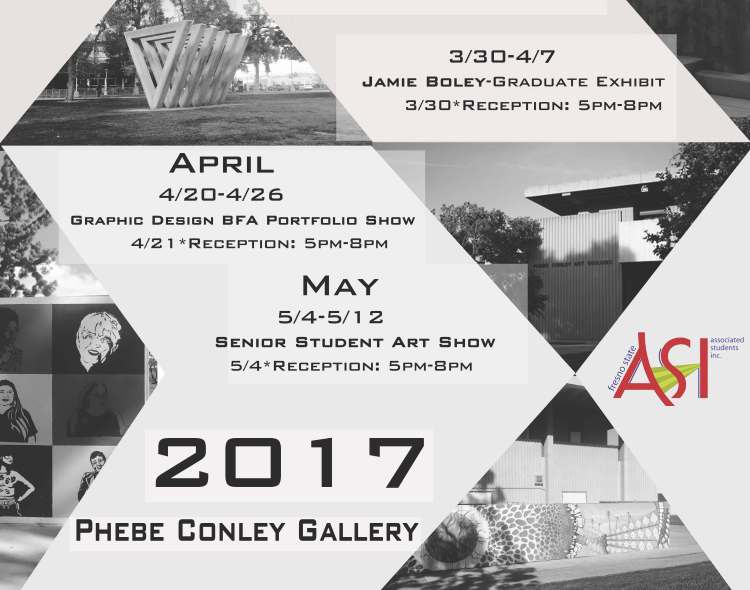 Flyer for Art exhibitions