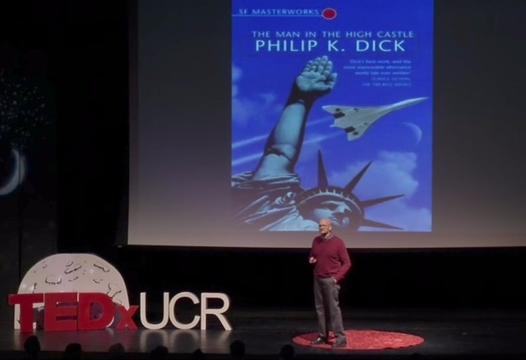 English Professor Howard Hendrix gives a TEDx Talk at UC Riverside.