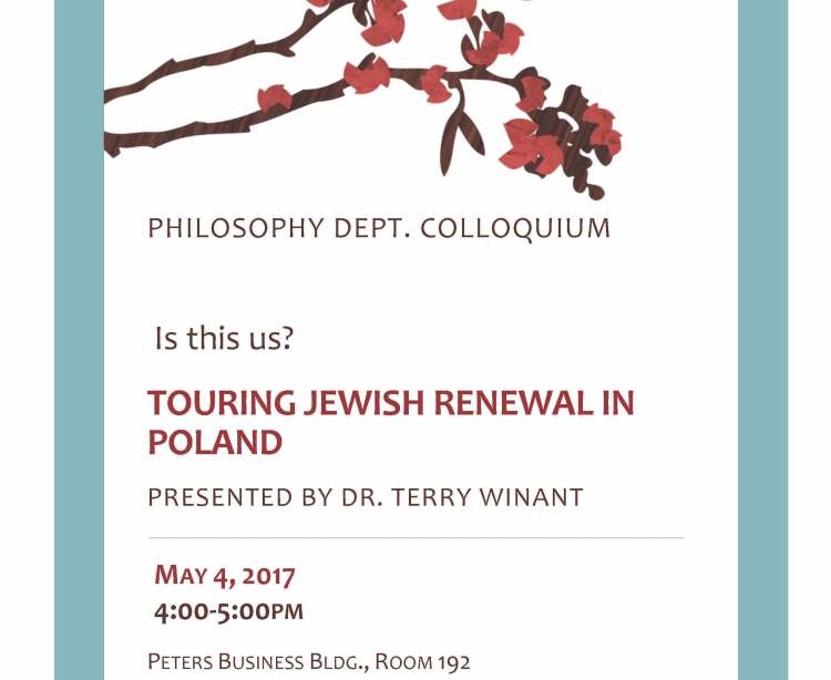 Flyer for philosophy colloquium