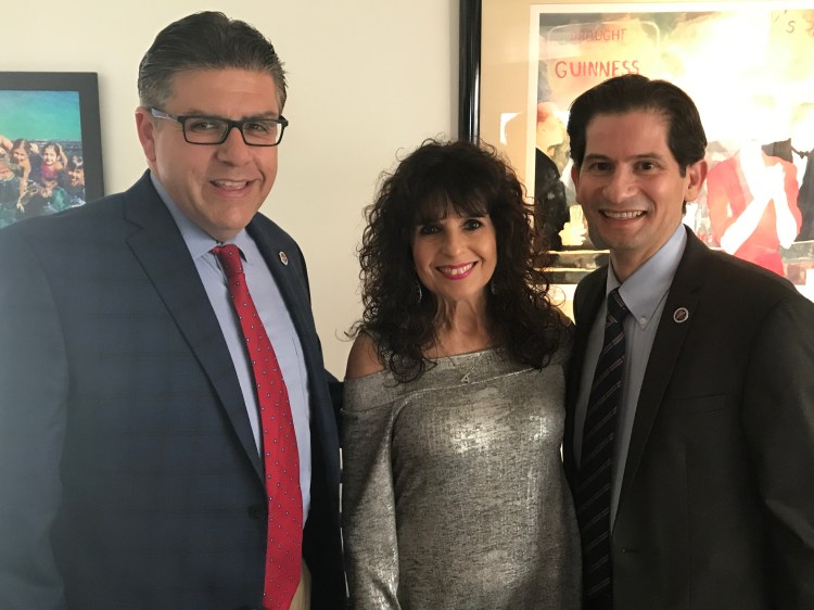 President Joseph I Castro, Armen Bacon and Dean Saúl Jiménez-Sandoval