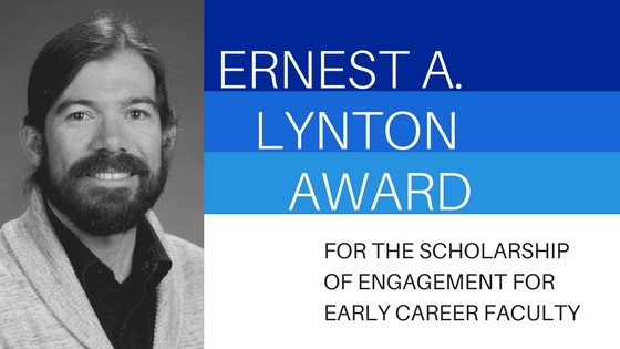 Jes Therkelsen selected as a finalist for Ernest A. Lynton Award