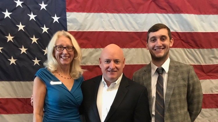 Honora Chapman, Capt. Scott Kelly and Will Chapman