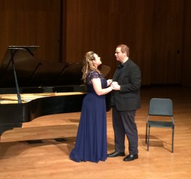 Soprano Maria Briggs and bariton Limuel Forgey