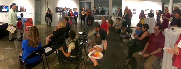 Reception for Juan Felipe Herrera's recent exhibition