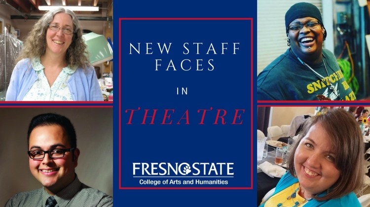 Photo of new Theatre Department staff members, interviewed in article