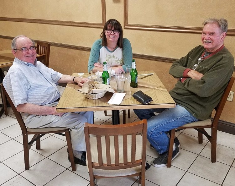 From left, Dr. Jack Zeldis, Katrina Bissett and Dr. Fred Brengelman.