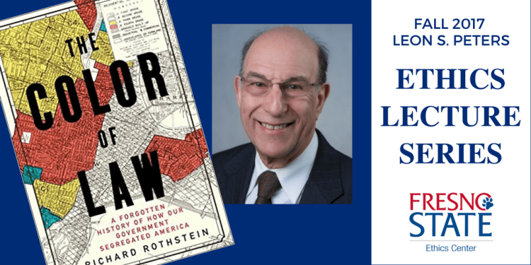 Richard Rothstein lecture on "The Color of Law"