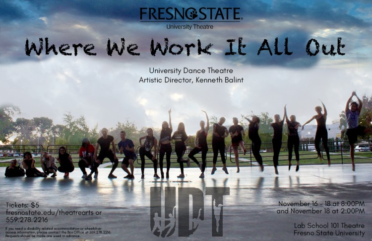 University Dance Theatre presents "Where We Work it all Out"