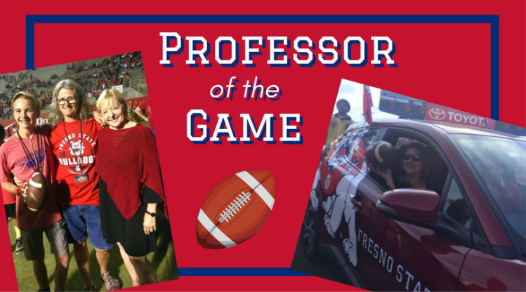 CAH Professors Drs. Kathy Adams and Tina Botts were named Professor of the Game