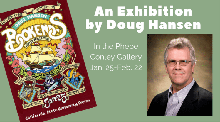 Bookends, an exhibition by illustrator Doug Hansen
