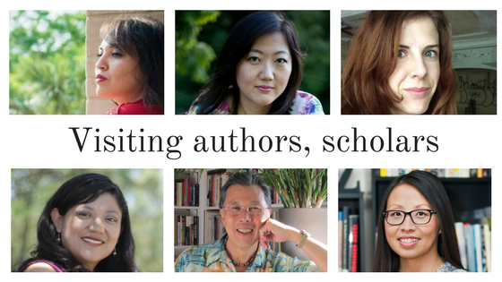 Several distinguished authors (pictured) will visit Fresno State English Department conferences this spring