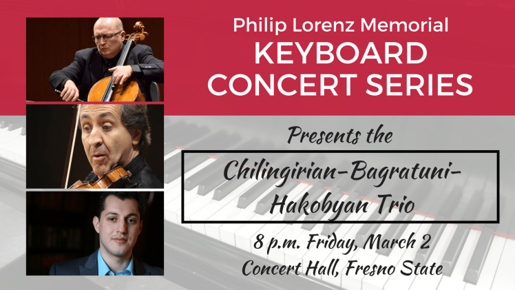 Keyboard Concert Series presents the Chilingirian-Bagratuni-Hakobyan Trio