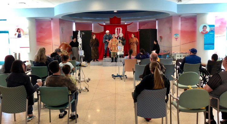 Fresno State's Theatre for Young Audiences performs for patients at Valley Children's