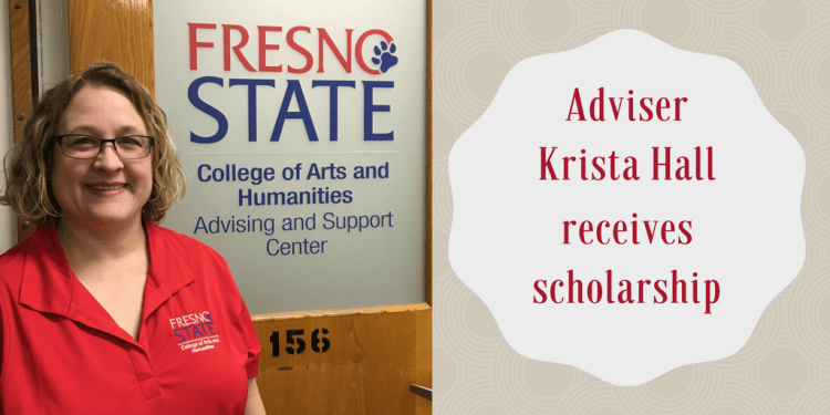 Adviser Krista Hall receives scholarship
