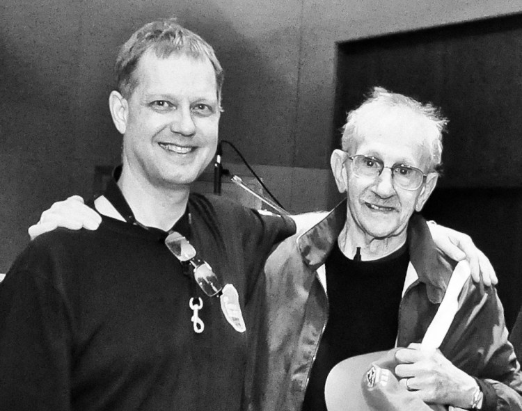 From left, Benjamin Boone and Philip Levine