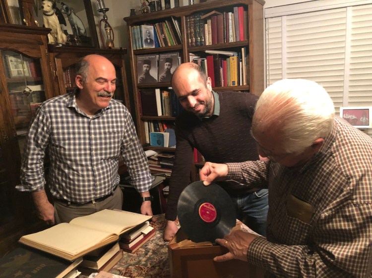 From left, Barlow Der Mugrdechian, Yektan Türkyilmaz and Richard Hagopian.