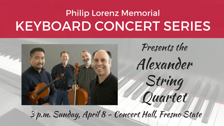 Keyboard Concert Series presents the Alexander String Quartet