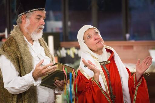 David and Linda Brown performing in Henry V