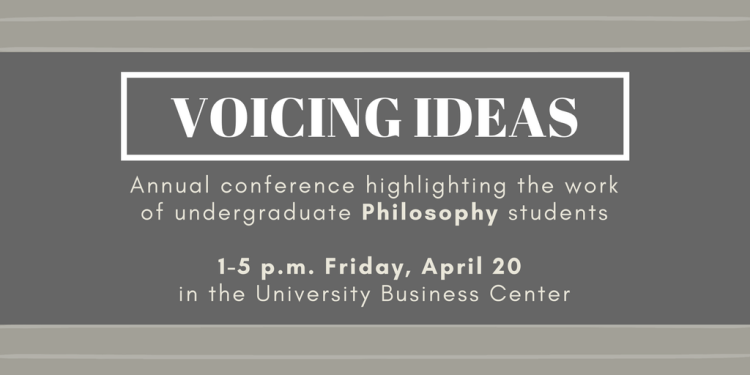 Flyer for Voicing Ideas conference