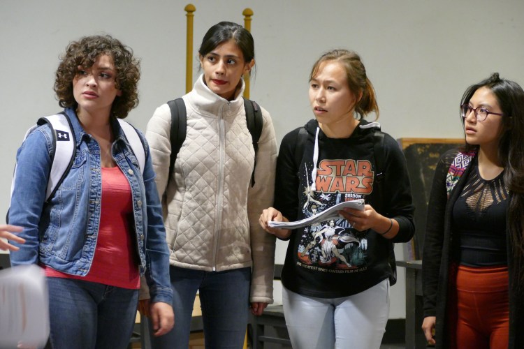 Just Like Us play rehersal