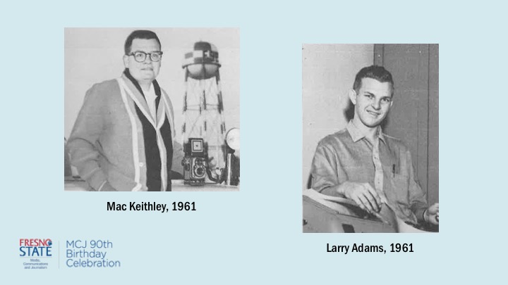Mac Keithely and Larry Adams, 1961