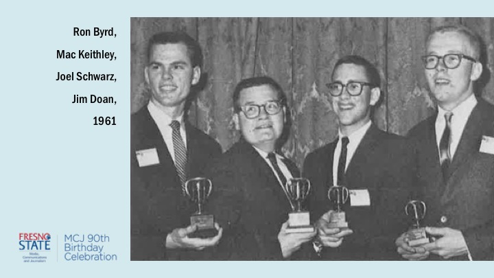 Ron Byrd, Mac Keithley, Joel Schwarz, Jim Doan, 1961