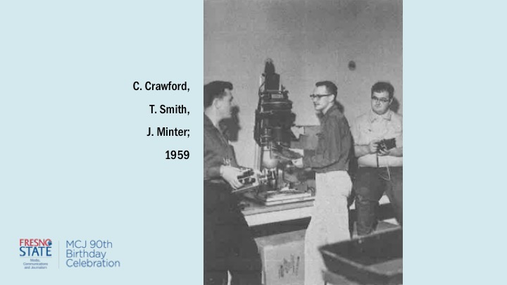 C. Crawford, T. Smith, J. Minter; 1959