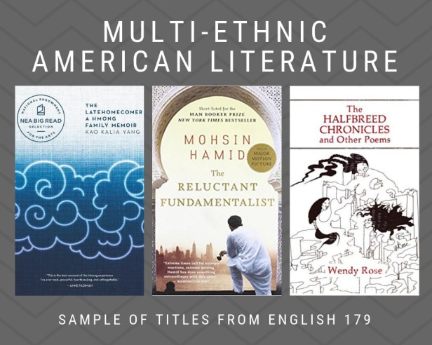 Multi-Ethnic American Literature book covers