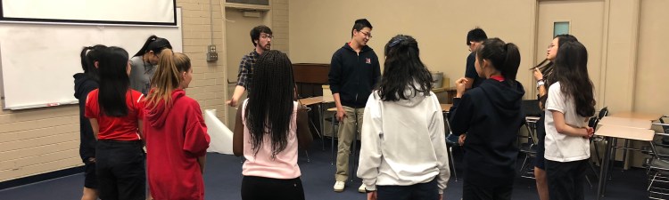 Teaching inside SJMHS classroom