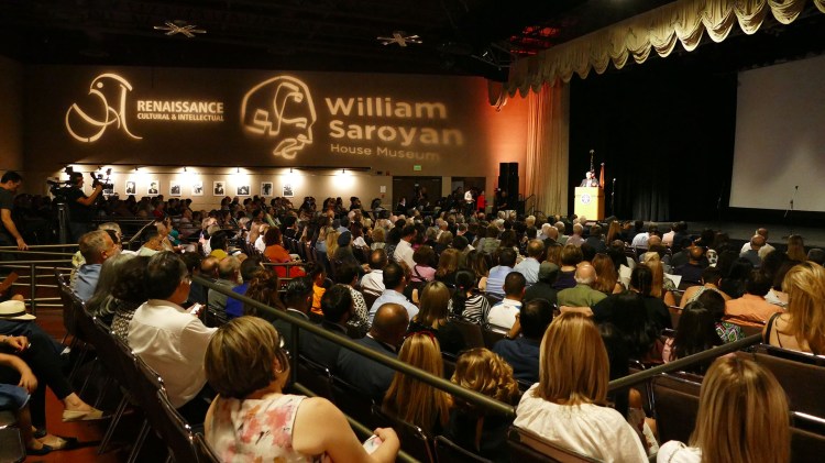 William Saroyan House Museum opening ceremony