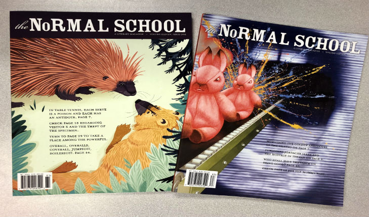 The Normal School magazine covers