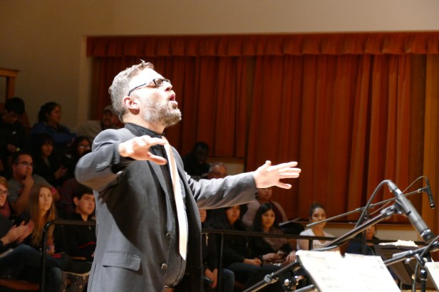 Richard Giddens conducts the Fresno State Jazz Orchestra