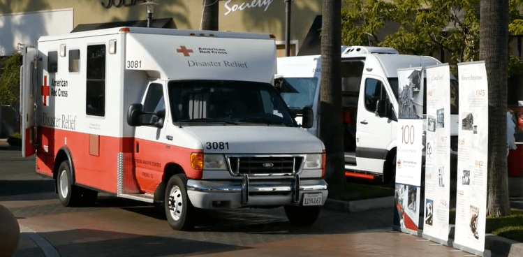 Red Cross vehicle