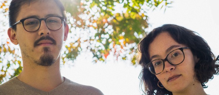 Composer EJ Hinojosa and Fresno State MFA student Mariah Bosch