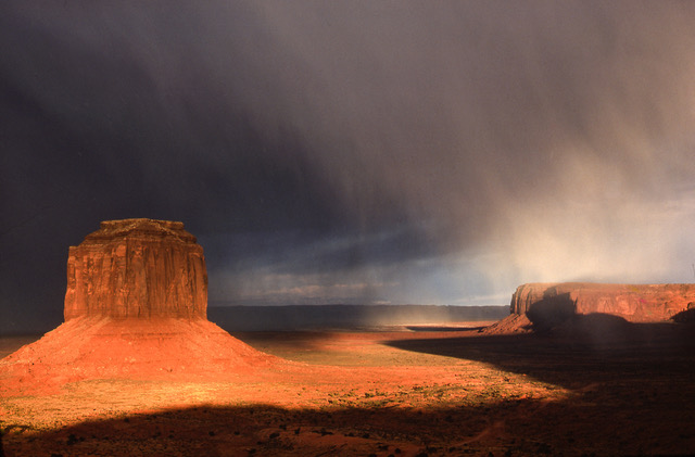 Snowstorm in Monument Valley, 1976