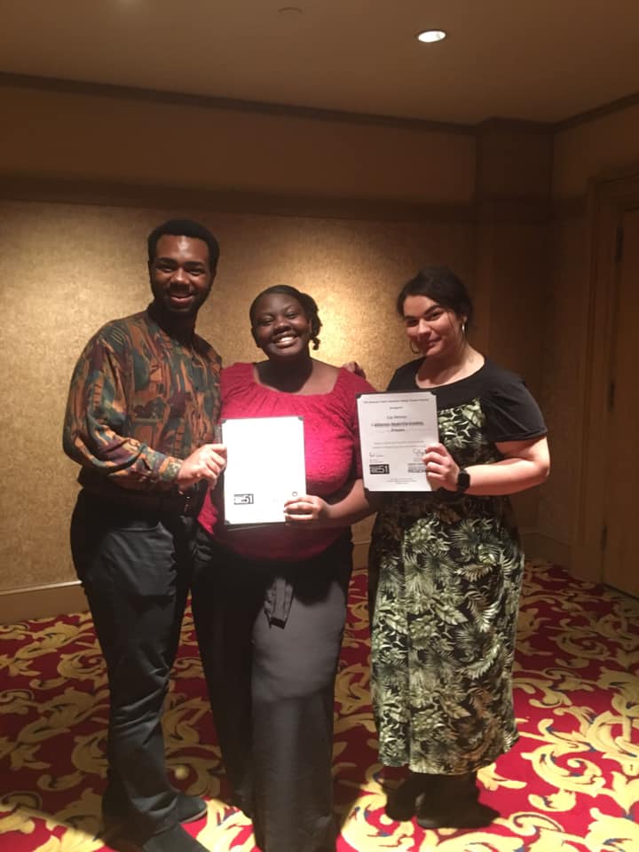 Jimmy Haynie, Arium Andrews, and Lia Dewey