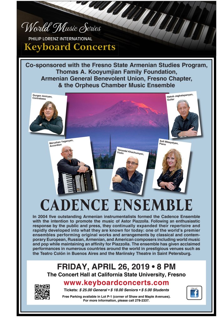 Cadence Ensemble event poster