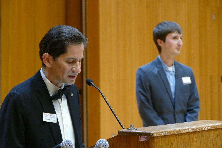 Dean Saúl Jiménez-Sandoval introduces Jordan Duran.