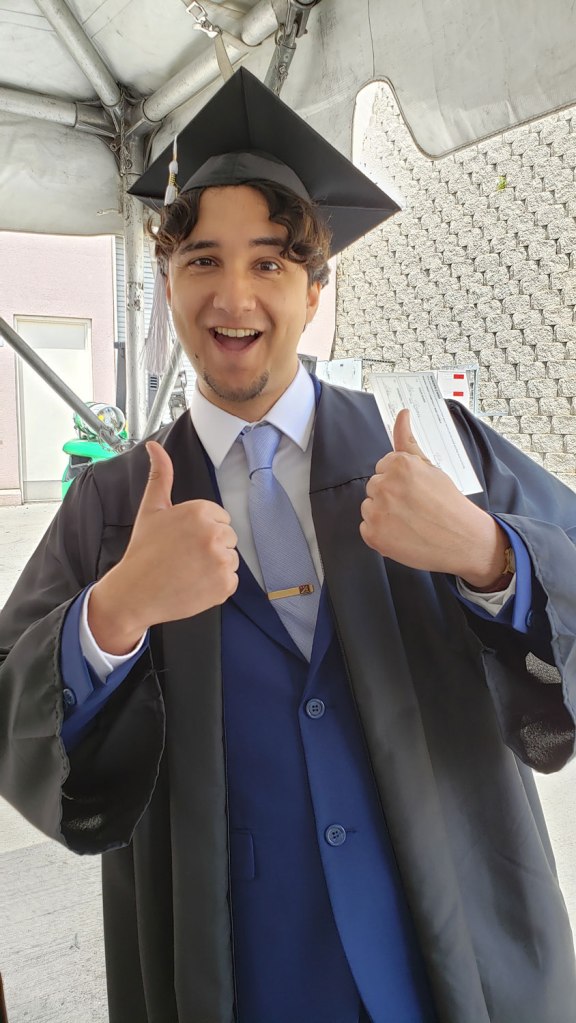 Linguistics grad Alec Barnett is excited about the CAH Convocation.