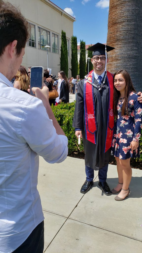 CAH grads celebrate with their friends and family.