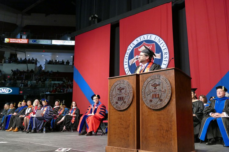 National Endowment for the Humanities Chairman Jon Peede delivers inspiring 2019 CAH Convocation address
