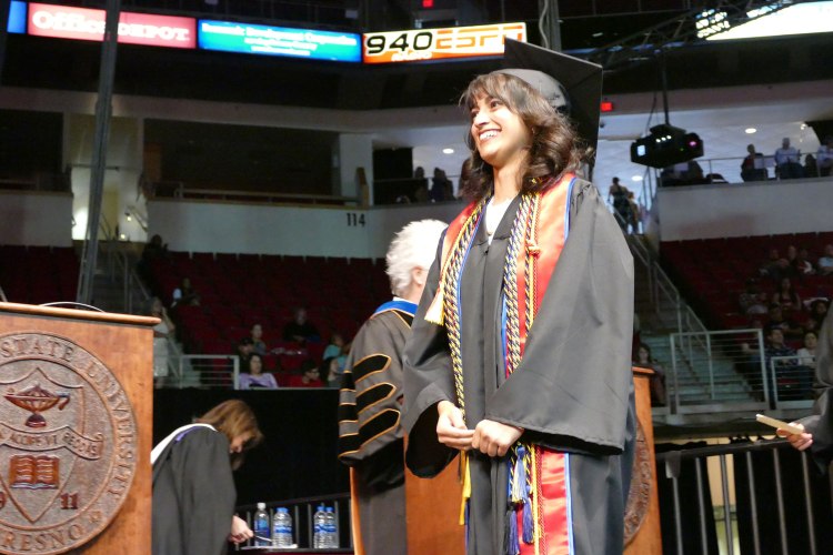 Tessa Barretto, a double major in Art and Design and French, was named the Student of Distinction for the Modern and Classical Languages and Literatures Department.