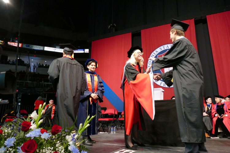 Student of Distinction Jordan Duran receives his Bachelor of Arts degree in Philosophy with a Religious Studies Option, and a General Business Minor.