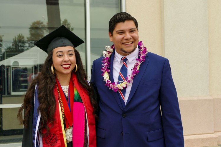 Primavera Leal Martinez with new ASI President Omar Hernandez.