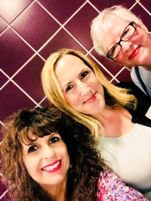 Armen Bacon with CSU Summer Arts Assistant Director Joanne Sharp and Phyllis Brotherton