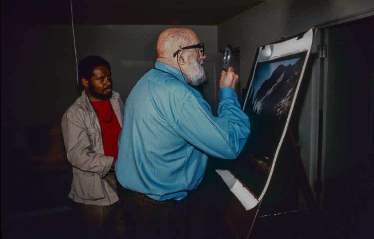 Rogier Gregoire and Ansel Adams, 1981