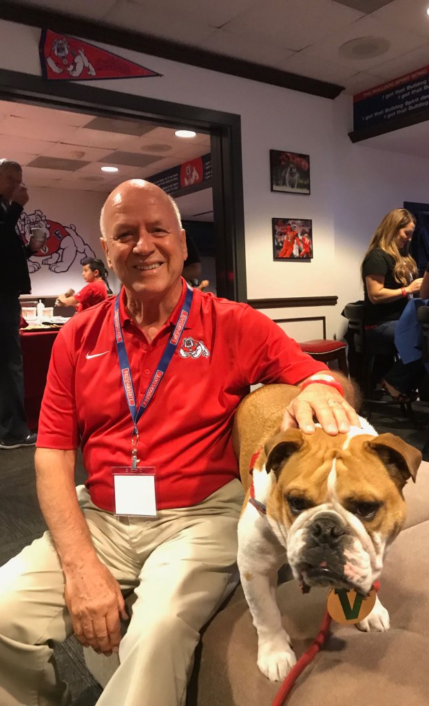 Michael Giovannetti with Victor E. Bulldog